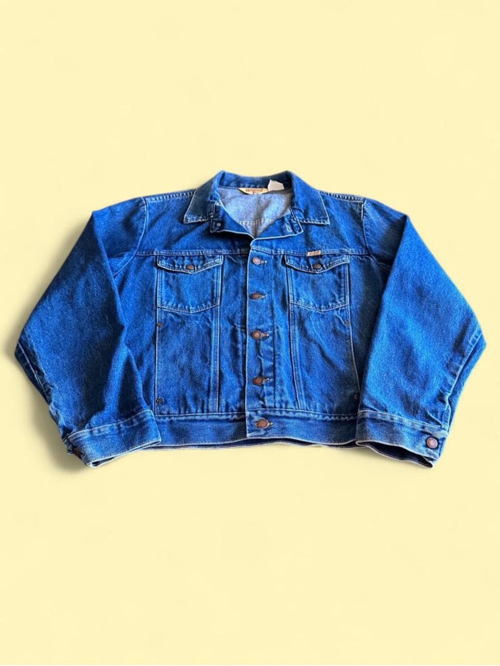 Vintage Rustler Denim Trucker Jacket Western Men’s XL Made in USA